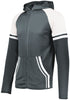 Holloway Youth Retro Grade Jacket (229661), Color 'Graphite/White'